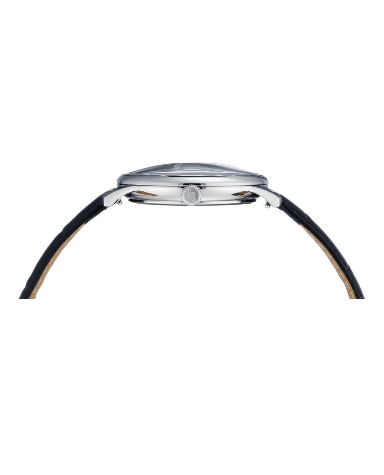 Космос Космос Сириус K 021.11.37,  россия мужские часы на браслете кожаный боковой вид